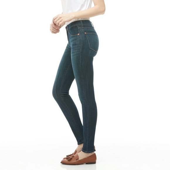 Skinny 9 in High Waist Jeans - 25 Medium wash - Picture 1 of 7